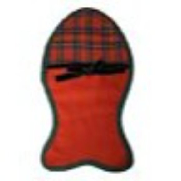 Lot Of 2 Pet Christmas Stocking Dog Bone Cat Fish Tartan Plaid Shape Hanging Foo - Picture 5 of 10